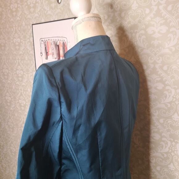 LAFAYETTE 148 New York Size 2 Lightweight Green Jacket - Picture 7 of 11